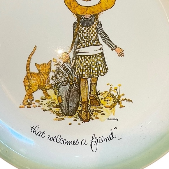 Vintage American Greetings Hollie Hobbie Collector’s Edition Decorative Plate - Picture 7 of 10